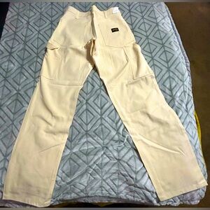 NWOT-Stand Ray OG PAINTER PANT (NATURAL DRILL), SZ 32Wx34L
